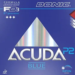 Ракетка для настольного тенниса Donic Acuda Blue P2 (max, черный)
