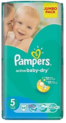Pampers Active Baby-Dry 5 Junior (58 шт.)
