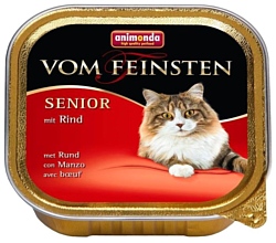 Animonda Vom Feinsten Senior для пожилых кошек с говядиной (0.1 кг) 32 шт.
