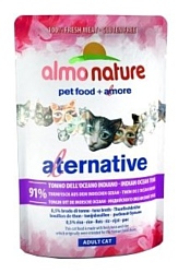 Almo Nature (0.055 кг) 1 шт. Alternative Adult Cat Indian Ocean Tuna