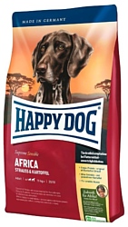 Happy Dog (1 кг) Supreme Sensible - Africa со страусом и катрофелем