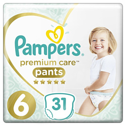 Pampers Premium Care Pants Extra Large 15+ кг, (31 шт)