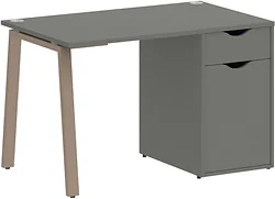 Стол для работы Riva Home Office VR.SP-3-118.1.A Мокко (металлик) Стол для работы Riva Home Office VR.SP-3-118.1.A Мокко (металлик)