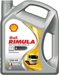 Моторное масло Shell Rimula R4 X 15W-40 5л