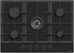 Газовая варочная панель Kernau KGH 7523 T CI Matt Black