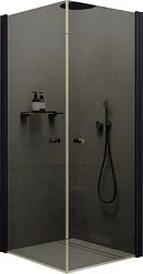Душевой уголок MaybahGlass MGY-1300-6 (графитовое стекло/черный)