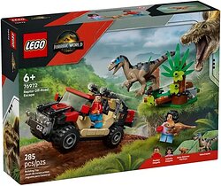 Конструктор LEGO Jurassic World 76972 Побег Раптора по бездорожью Конструктор LEGO Jurassic World 76972 Побег Раптора по бездорожью