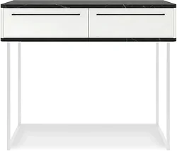 Без зеркала Shtabe Royal 5211 эко (мрамор неро/белый/р.черная)
