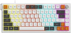 Клавиатура Ajazz AF82 gray/white/orange