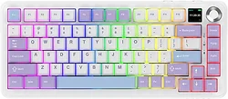 Клавиатура Ajazz AK820 Max Plus violet/white/blue, Ajazz Murad
