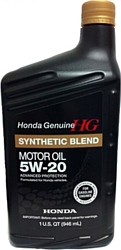 Honda Synthetic Blend 5W-20 SN (08798-9032) 0.946л