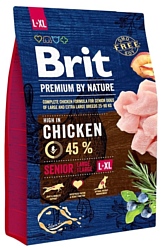 Brit (3 кг) Premium by Nature Senior L+XL
