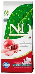 Farmina (2.5 кг) N&D Grain-Free Canine Chicken & Pomegranate Adult Medium Farmina (2.5 кг) N&D Grain-Free Canine Chicken & Pomegranate Adult Medium