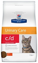 Hill's Prescription Diet C/D Feline Urinary Stress Chicken dry (1.5 кг)