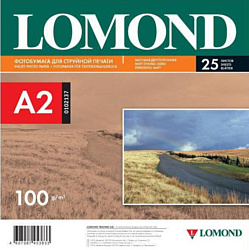 Lomond матовая двухсторонняя A2 100 г/м2 25 л 0102137