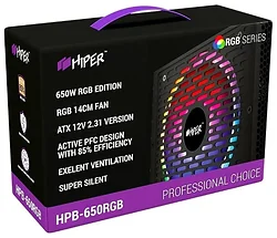 Блок питания HIPER HPB-650RGB 650W