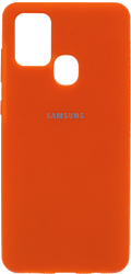 EXPERTS Original Tpu для Samsung Galaxy A21s с LOGO (оранжевый)