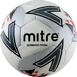 Mitre Futsal Ultimatch A0027WG7 (4 размер, белый/серый/красный)