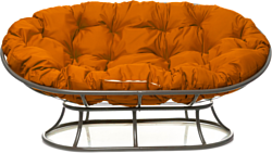M-Group Мамасан 12100307 (серый/оранжевая подушка)
