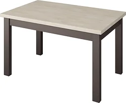 Кухонный стол Senira Кастусь 110-145x70 (дуб выбеленный/венге)