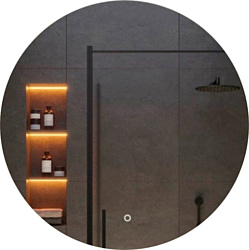 Зеркало eMZe Led D80 LED.80.80.4K (c подсветкой)