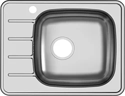 Кухонная мойка Ukinox Гранд GRM600.480 GT6K 1R