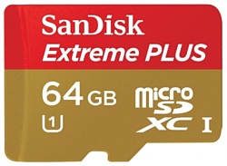 Sandisk Extreme PLUS microSDXC Class 10 UHS Class 1 80MB/s 64GB