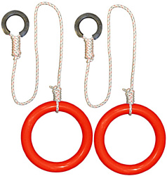 Формула здоровья Кольца гимнастические круглые КГ01В-1 (красный)
