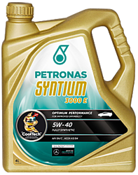 Моторное масло Petronas Syntium 3000 E 5W-40 4л