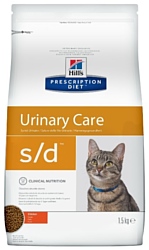 Hill's Prescription Diet S/D Feline Urinary-Dissolution dry (1.5 кг)