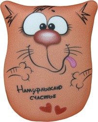 Союз производителей игрушек Антистрессовая плюшка "Кот открытка" маленькая 18асо01мив-6