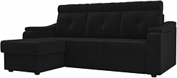 Лига диванов Джастин 105124 (левый, черный)