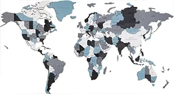 Сборная модель EWA «Карта Мира Small» Смоуки Дримс