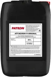 Трансмиссионное масло Patron ATF Dexron VI Original 20л