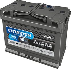 AKOM Ultimatum AGM Евро 6СТ-60VRLA (60Ah)