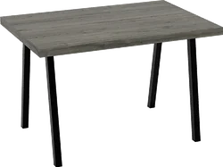 Кухонный стол TMB Loft Слинг Дуб 1500x600 40 мм (угольный серый)