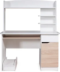 Стол для работы Мебель-класс Лидер (белый/дуб сонома)