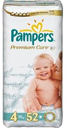 Pampers Premium Care 4 Maxi (52 шт.)