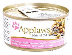 Applaws Cat Tuna Fillet with Prawn canned (0.07 кг) 24 шт.