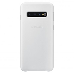 Samsung Leather Cover для Samsung Galaxy S10 (белый)