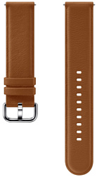 Samsung кожаный для Galaxy Watch Active2/Watch 42mm (коричневый)