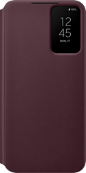 Samsung Smart Clear View Cover для S22+ (бургунди)