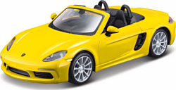 Bburago Porsche 718 Boxster S 18-43049 (желтый)