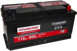 Автомобильный аккумулятор Dynamatrix Standard R+ 850A (110Ah)