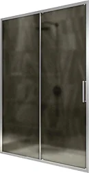 Душевая дверь MaybahGlass 195x120 MGD-1542-5 (бронза матовая стекло/хром матовый)