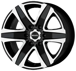 Колесный диск Mak Stone 6 8x16/6x114.3 D66.1 ET30 Black Mirror Колесный диск Mak Stone 6 8x16/6x114.3 D66.1 ET30 Black Mirror