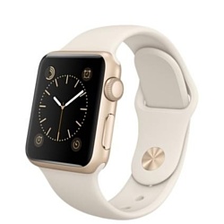 Apple Watch Sport 38mm Gold with White Sport Band (MLCJ2)