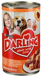 Darling Консервы для собак с курицей и индейкой (1.2 кг) 3 шт.