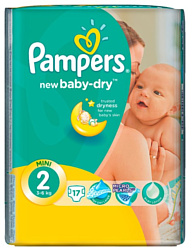Pampers New Baby-Dry 2 Mini (17 шт)