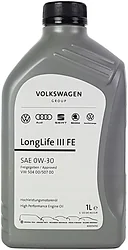 Моторное масло AUDI/Volkswagen Longlife III FE 0W-30 1л Моторное масло AUDI/Volkswagen Longlife III FE 0W-30 1л
